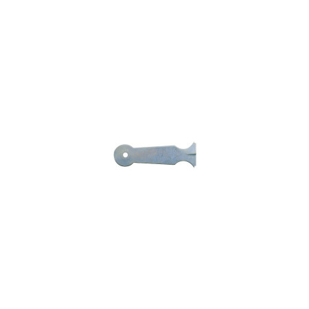 Patte à Scellement Acier Zingué 19cm Fixation Durable