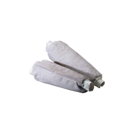 Manchettes Soudeur Cuir Croûte SINGER 40cm Paire