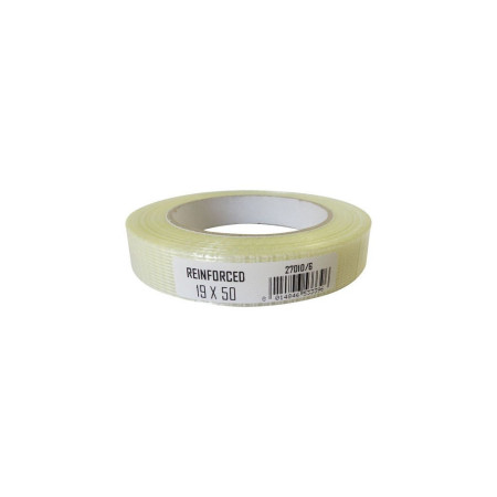 Ruban Adhésif Renforcé Fibre de Verre GEKO 19mm x 50m Multicolore