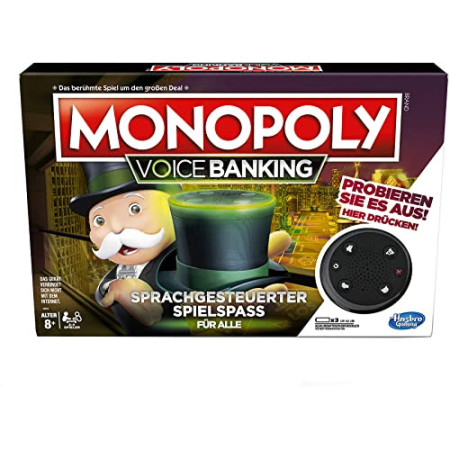 Monopoly Voice Banking Hasbro: Jeu Familial Interactif 8 Ans