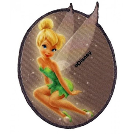 Ecusson Disney Fée Clochette Thermocollant 8,5x7 cm
