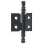Paumelle à Vase Gauche Hettich 30x40mm Noir Lot de 2