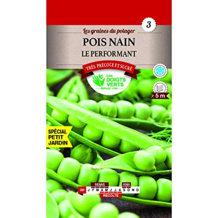 Pois Nain Le Performant Récolte Abondante 50g