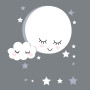 Stickers Clair de Lune Décoration Chambre Enfant 50x70cm