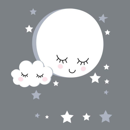 Stickers Clair de Lune Décoration Chambre Enfant 50x70cm