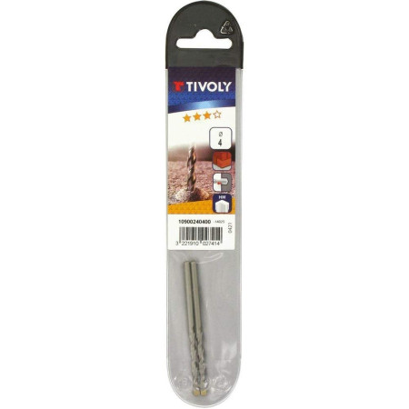 Foret béton TIVOLY 4mm - Carbure - Haute résistance