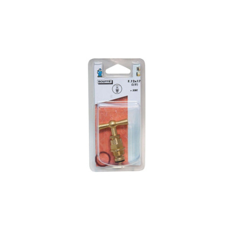 Boute Tête de Robinet d'Arrêt 12x17 Laiton Durable & Etanche