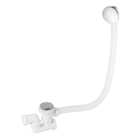 Vidage de Baignoire WIRQUIN Quick Clac L700 avec Siphon Orientable D40 Blanc