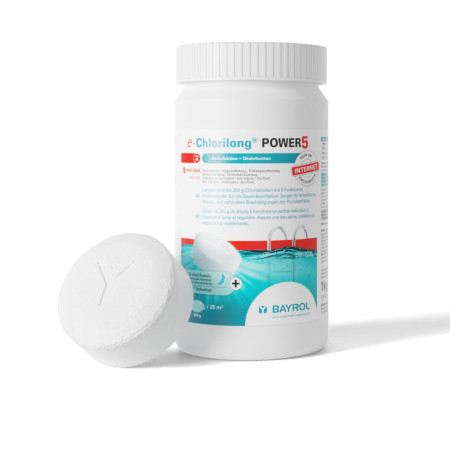 Pastilles Chlore Bayrol e-Chlorilong POWER 5