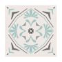 Stickers Carreaux de Ciment - Vert Motif 3 (Lot de 6)