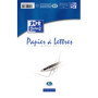 Papier à lettres Oxford - Blanc uni - 50 feuilles