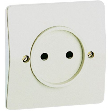 Prise Murale LEGRAND 80622 2 Pôles 10-16A Blanc