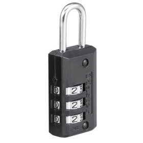 Cadenas à Combinaison Master Lock 646EURD Noir Corps en Zinc 6,3cm