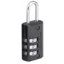 Cadenas à Combinaison Master Lock 646EURD Noir Corps en Zinc 6,3cm