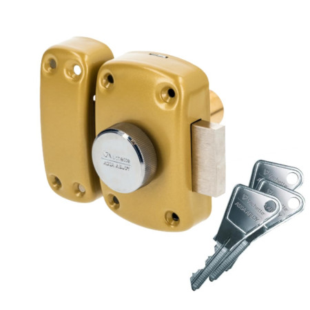 Serrure Vachette 67600CSC Bouton Cylindre 5 Goupilles Bronze 23mm x 30mm