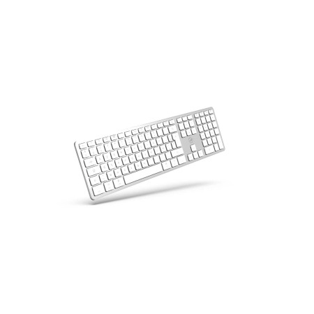 Clavier AZERTY Sans Fil Mobility Lab pour Mac Blanc & Argent