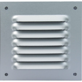 Grille Métal Carrée Auvent Aluminium 100mm x 100mm Ventilation Discrète