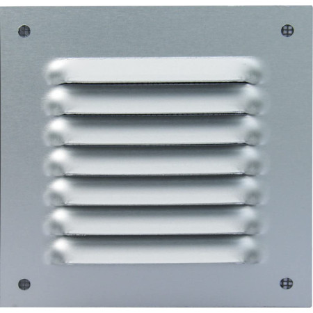 Grille Métal Carrée Auvent Aluminium 100mm x 100mm Ventilation Discrète