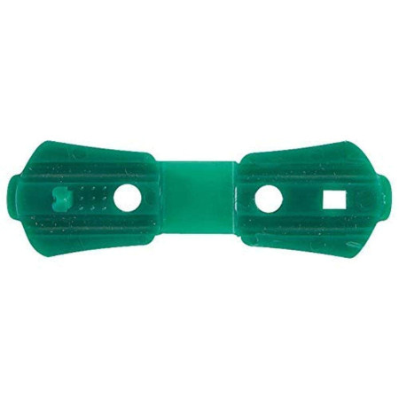 Fixations Brise-Vue 20 pièces - Plastique Vert - Occultation Jardin