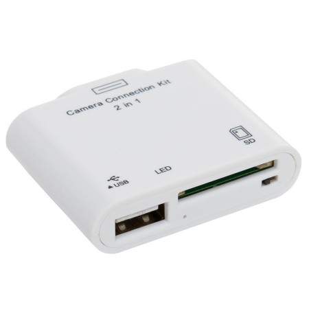 Lecteur de Carte BLUESTORK 2 en 1 pour iPad