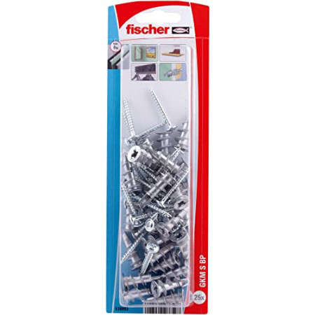 Cheville Métallique Auto-Foreuse Fischer GKM, Vis 4.5x35mm, 25 pcs FISCH538893