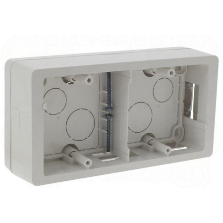 Cadre Saillie Legrand 80242 Célian Blanc 2 Postes