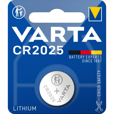 Pile bouton Varta CR2025 Lithium 3V
