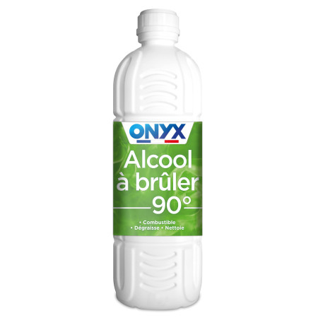 Onyx - Alcool à Brûler 90° - Allumer, Dégraisser, Détacher