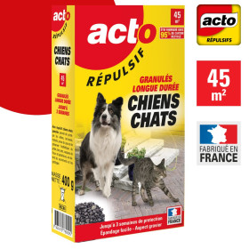 ACTO - Répulsif Chiens & Chats - Granulés - 45 m²
