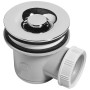Bonde de Douche Wirquin Tourbillon Chromée D60 Sortie D40