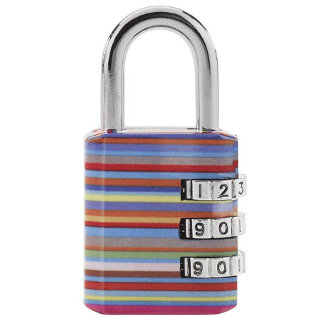 Cadenas à Combinaison Master Lock Imprimé 6,2 x 3,2 x 1,4 cm Couleur Aléatoire