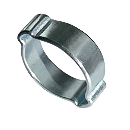 Colliers de Serrage à Oreilles BOUTTE ZCO18 Acier, Ø15-18mm, Argent, x2