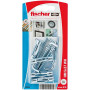 Chevilles Métalliques Fischer à Expansion Crochets Droits HM 5x37 Gris 10pcs