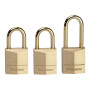 3 Cadenas Master Lock Laiton Massif, Robuste & Durable