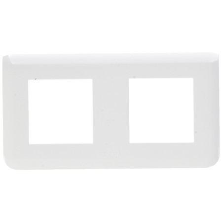 Plaque Programme Legrand 78804 2 Modules Horizontal Blanc