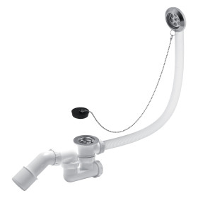 Vidage de Baignoire à Chaînette WIRQUIN SP5502 avec Siphon