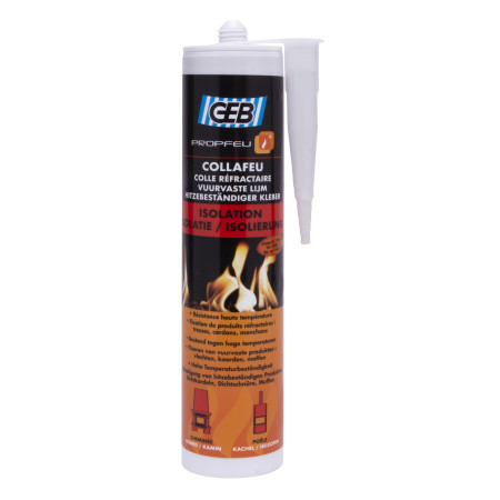 Colle réfractaire GEB COLLAFEU Cartouche 310 ml