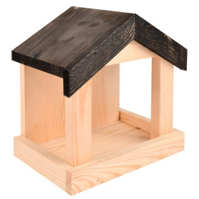 Maisonnette à oiseaux en bois - Abri confortable pour les oiseaux