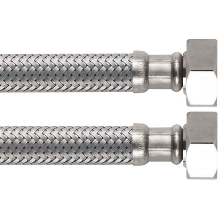 Flexible Sanitaire BOUTTÉ F815 15x21 80cm DN8 Argent