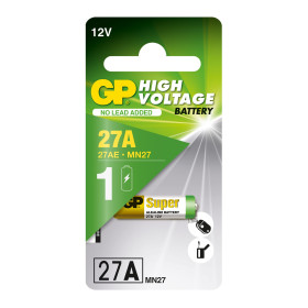 Pile GP 27A 12V Haute Tension Alcaline