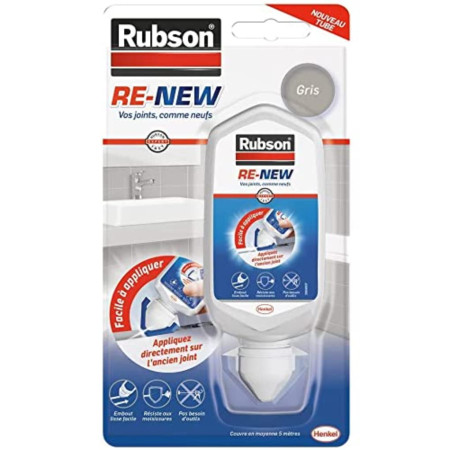 Mastic Sanitaire Rubson RE-NEW Gris Silicone 80ml