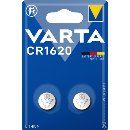 Pile bouton Varta CR1620 3V Lot de 2