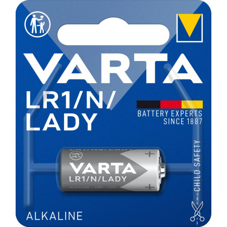 Pile Bouton Varta LR1 High Energy Alkaline 1,5V