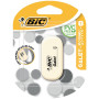 Gommes BIC Galet Souple A - Blanc - Effacement propre et précis