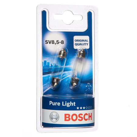 Ampoules Auto Bosch Pure Light 12V 10W SV8.5-8