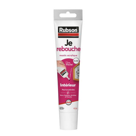 Rubson Je Rebouche Acrylique Blanc Reboucheur 50ml