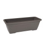 Jardinière Venezia 60cm Taupe Rectangulaire avec Soucoupe