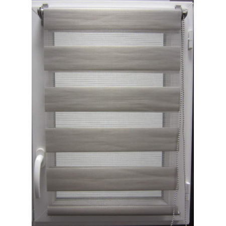 Store enrouleur Jour/Nuit Luance Gris 120x180cm