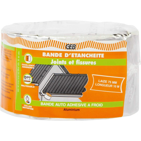 Bande d'étanchéité GEB - Joints et fissures - 75 mm x 10 m