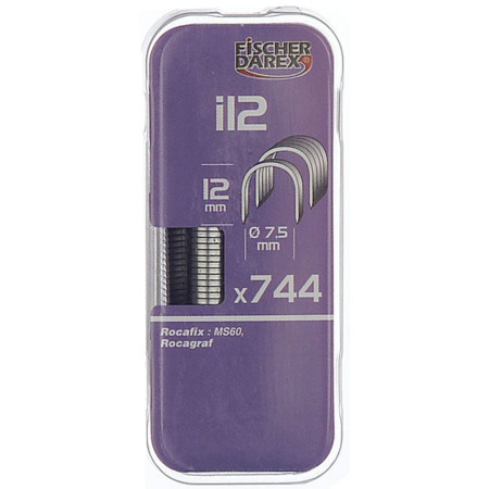 Fischer Darex Cavalier 12mm Boîte de 744 Agrafes